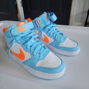 Brand New! Nike Court Borough Mid 2 Sneakers Unisex Big Kids 6